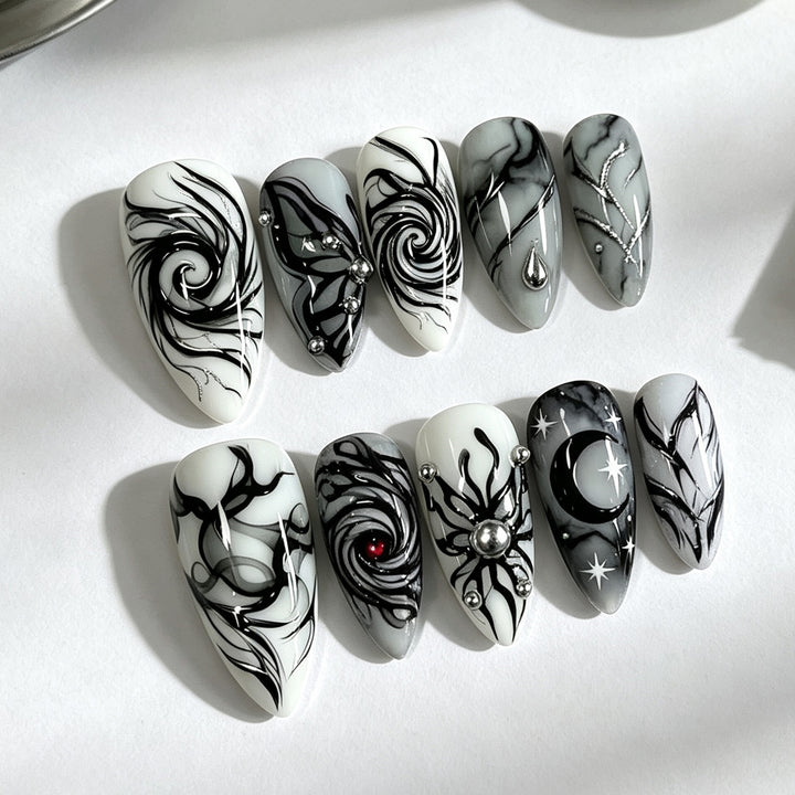Artistic Floral Nail Wraps