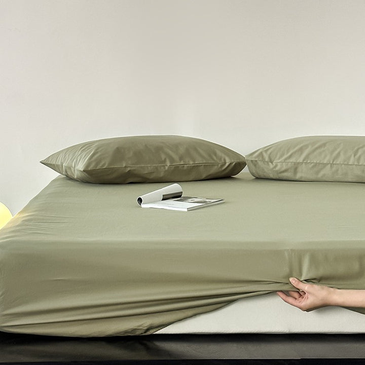 Cooling Bamboo-Blend Deep-Pocket Fitted Sheet and Pillowcase Set
