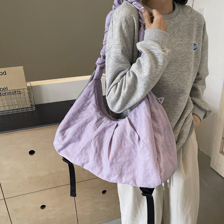 Fashionable Pleated Hobo