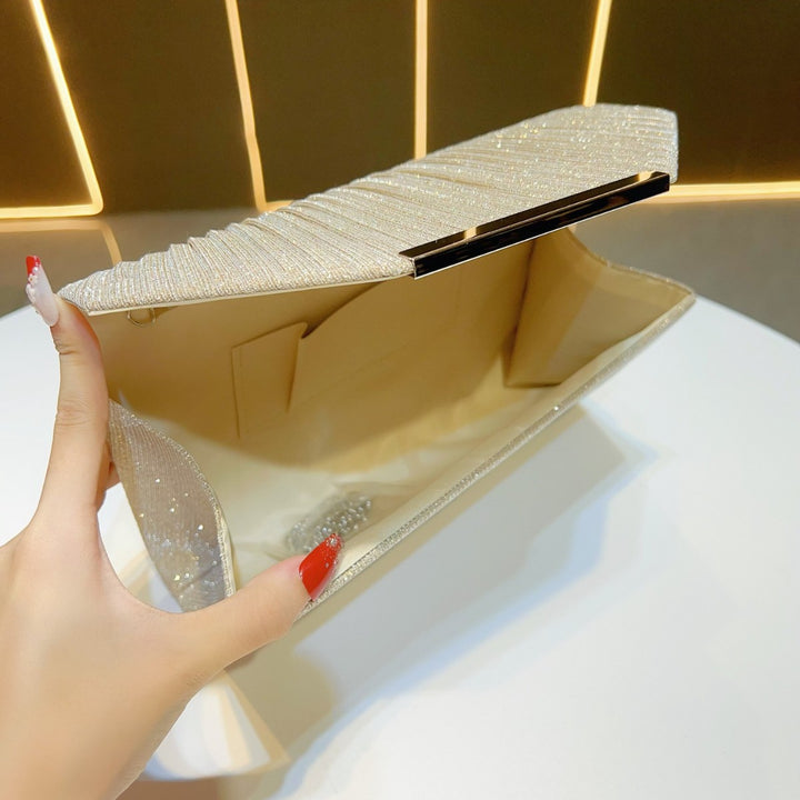 Elegant Pleated Clutch