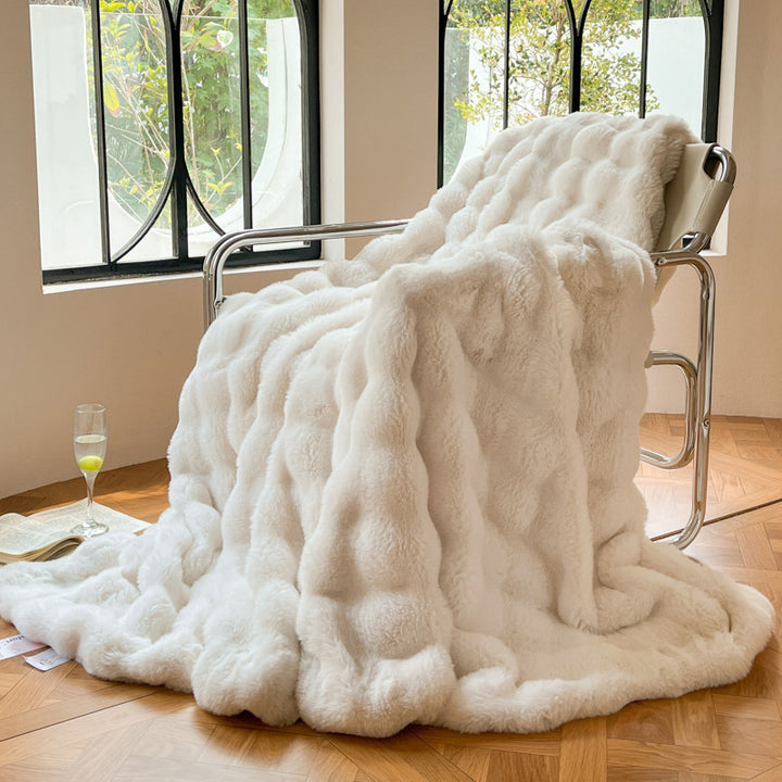 Luxurious Textured Soft Throw Blanket Stornfield