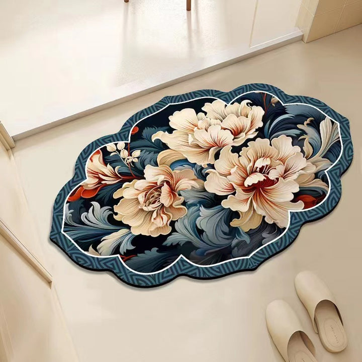 Floral Decorative Area Mat Stornfield