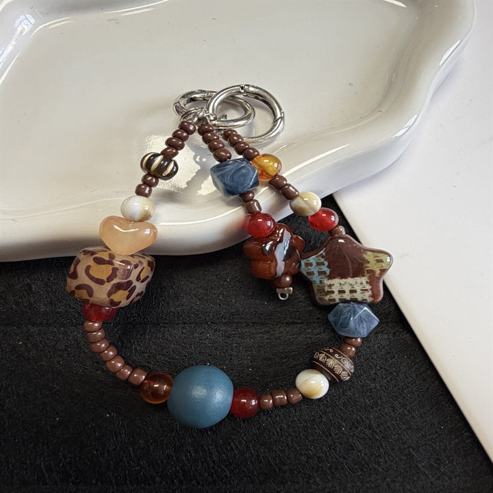 Decorative Beaded Keychain Stornfield 1790134471