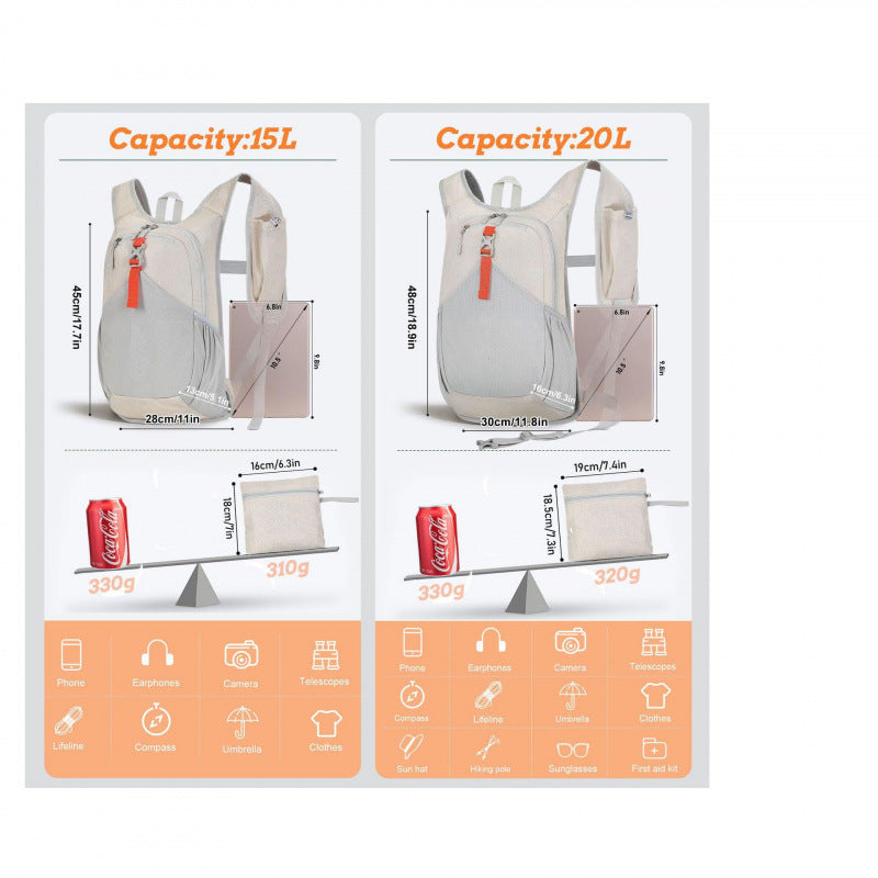 Ergonomic leisure backpack with practical smartphone pocket Stornfield