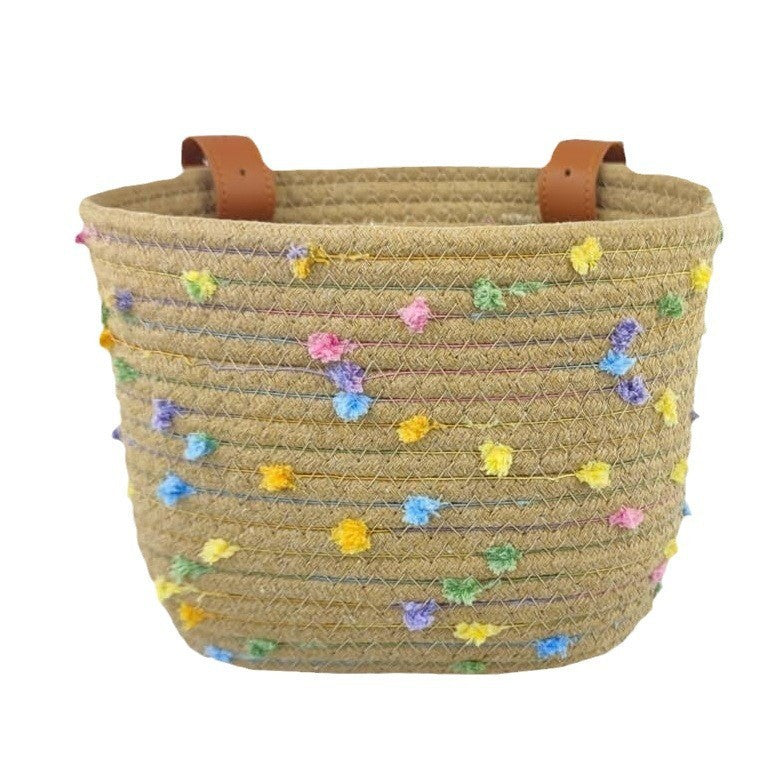 Decorative Woven Storage Tote Stornfield