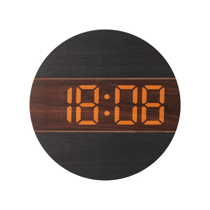 Creative digital watch in a modern wood design Stornfield