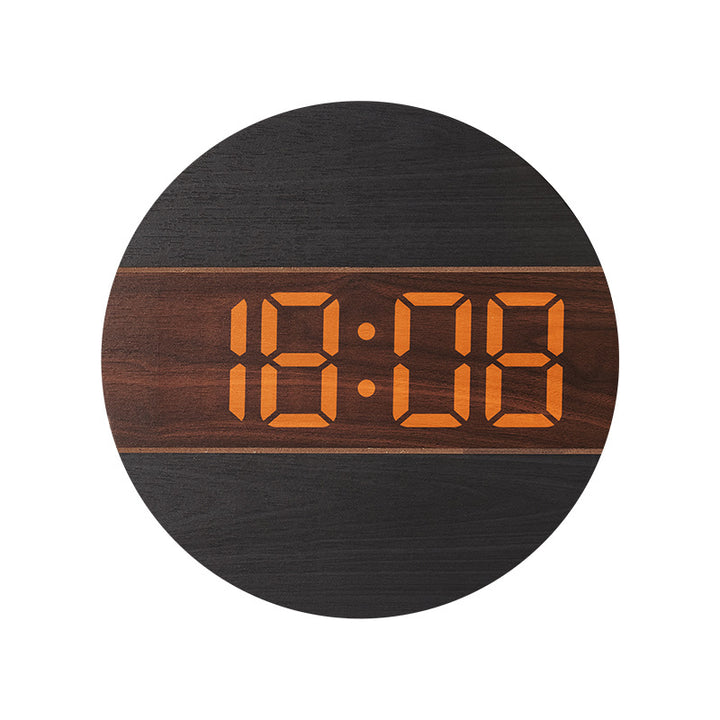 Creative digital watch in a modern wood design Stornfield
