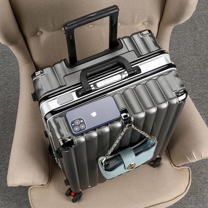 Hard Shell Trolley With Integrated Usb Charging Port And Multifunctional Storage Stornfield