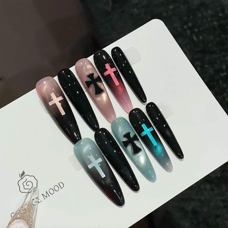Artistic Long Stiletto Nail Enhancements Stornfield