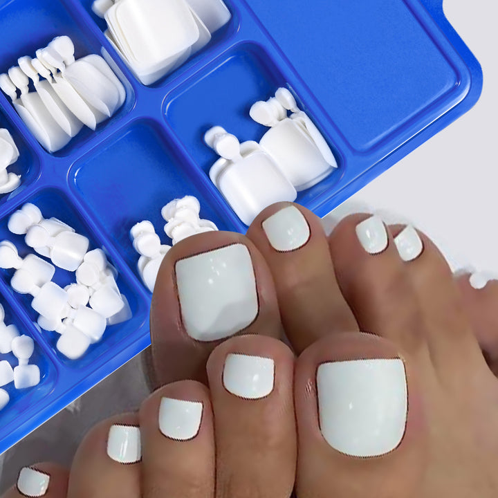 Premium Soft Gel Toenail Tips Set Stornfield