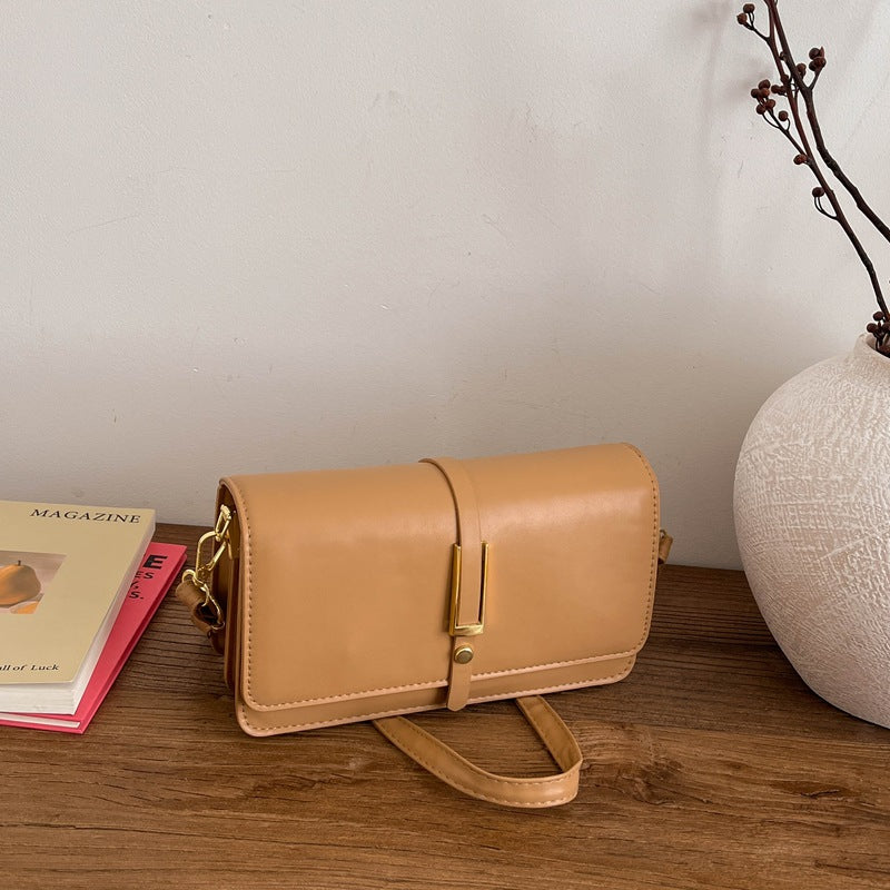 Leather Crossbody Clutch