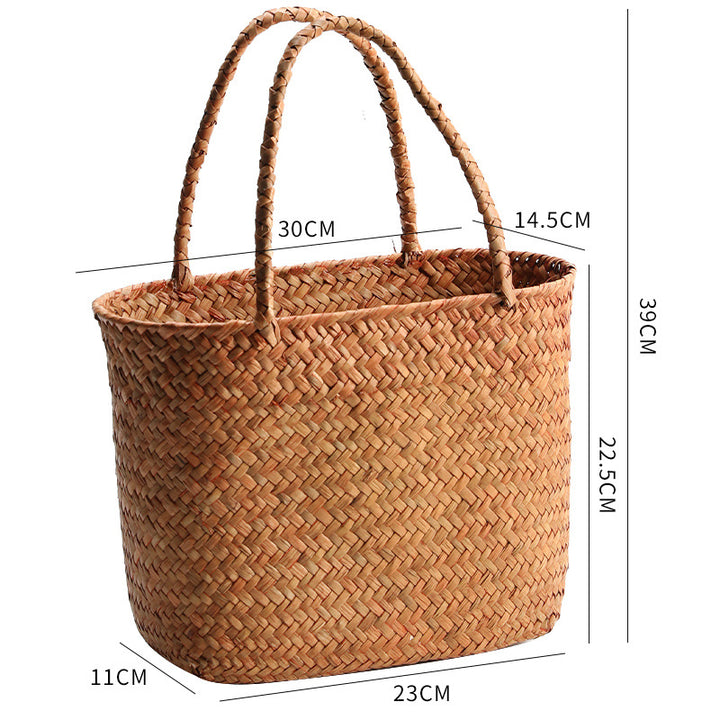 Unisex Braided Basket with Sturdy Handles Stornfield