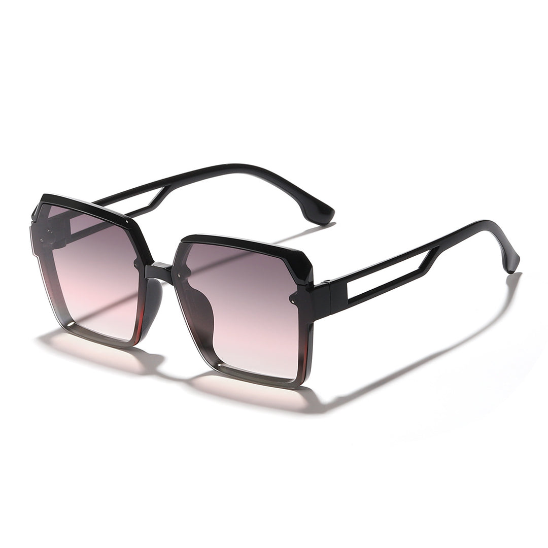 Women's oversized sunglasses with trendy, transparent design Stornfield