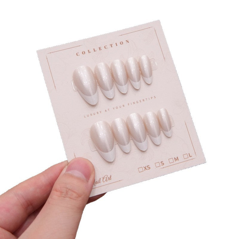 French Tip Press-On Nail Set