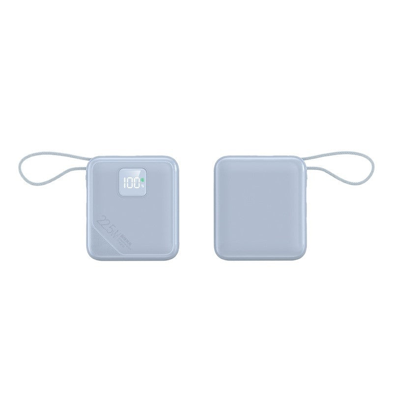 Portable power bank with integrated fast charging ports and digital battery level display Stornfield