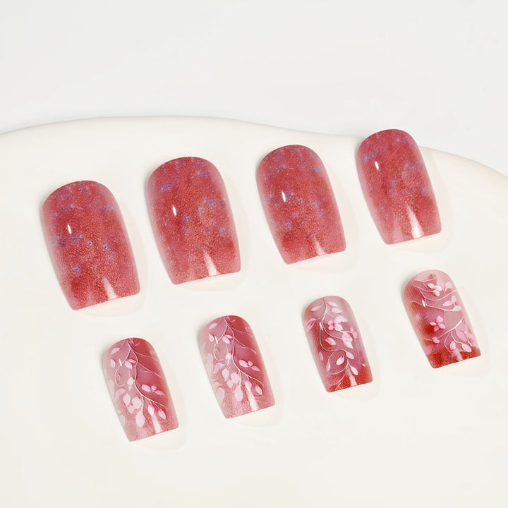 Artificial nails in elegant floral design Stornfield
