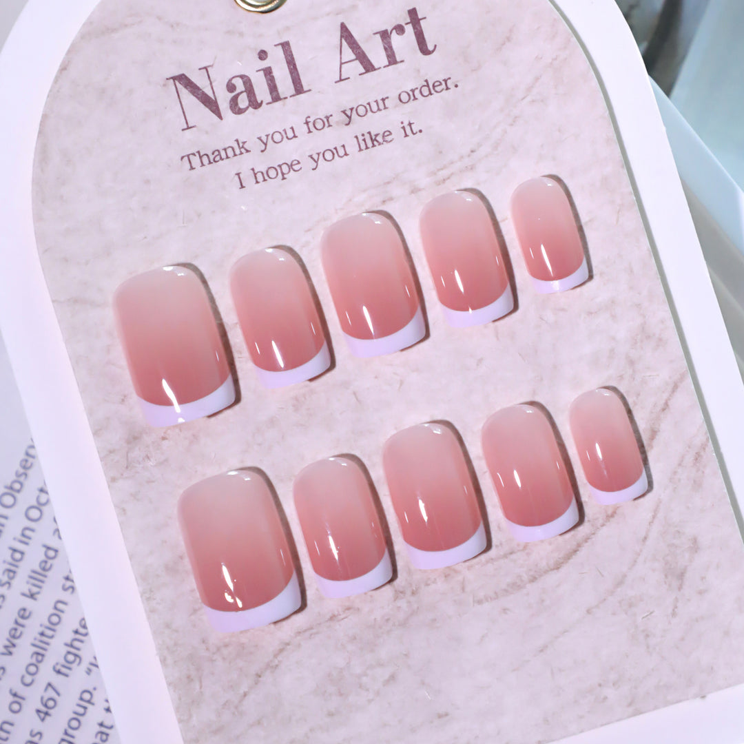 Elegant French Manicure Nail Art Stornfield