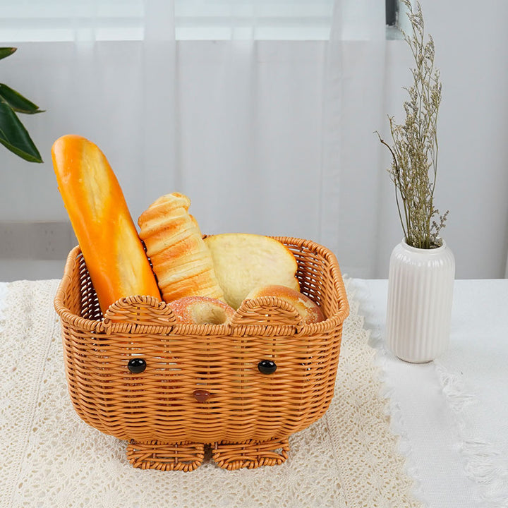 Cute Animal-Themed Woven Storage Basket Stornfield