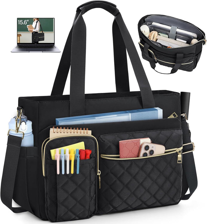 Padded Multi-functional Handbag with Organizer Stornfield