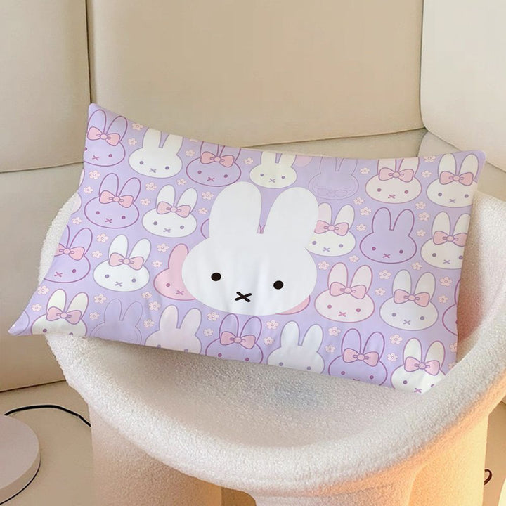Cute Bunny-Themed Decorative Pillow