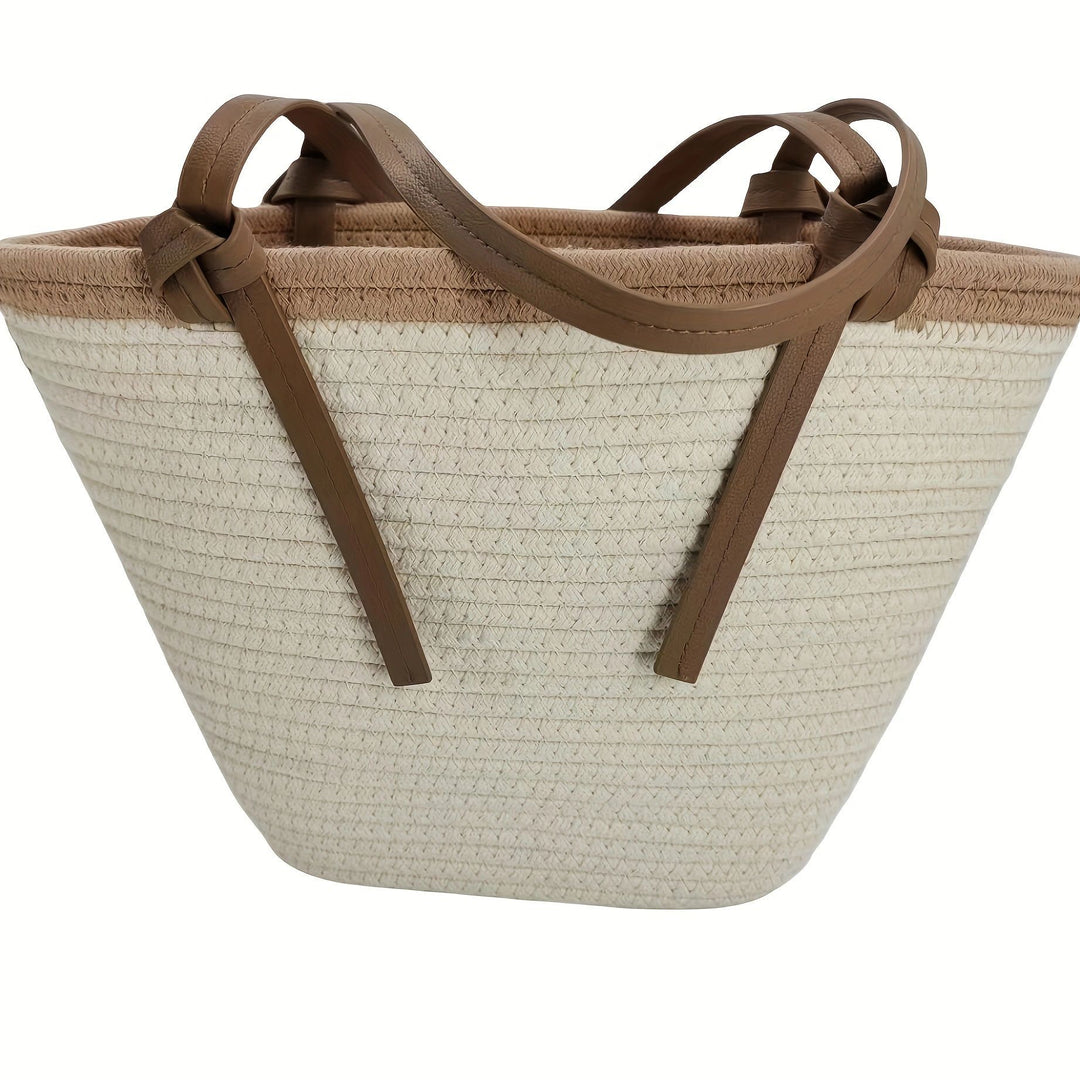 Spacious Beach Bag Made of Woven Material Stornfield