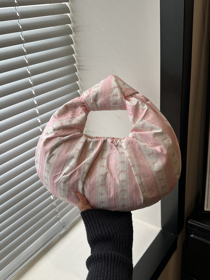 Decorative Bow-Detail Handbag