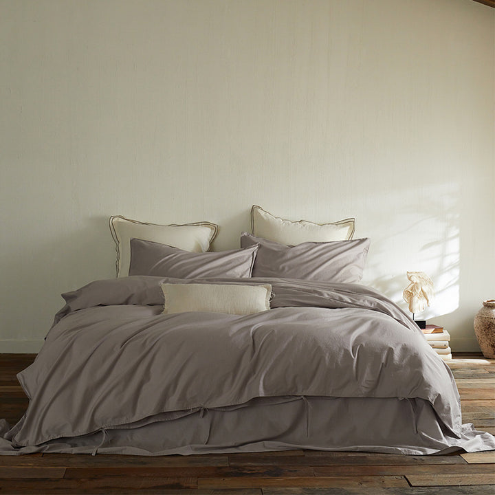 Washed Linen Duvet Cover and Pillowcase Set