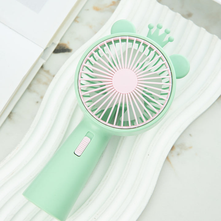 Portable Deer-Themed Handheld Cooling Fan Stornfield