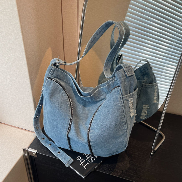 Fashionable Denim Shoulder Bag Stornfield