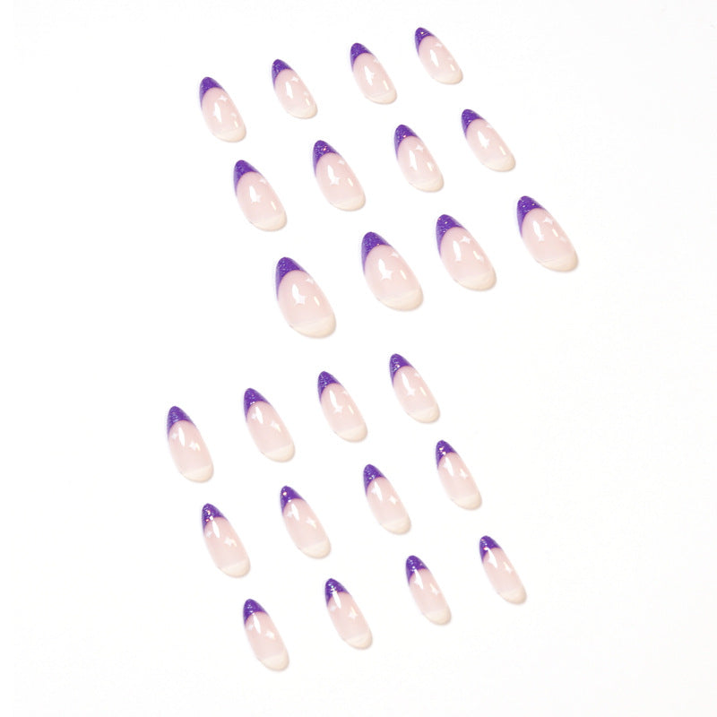 Artistic stiletto nails with glitter design Stornfield