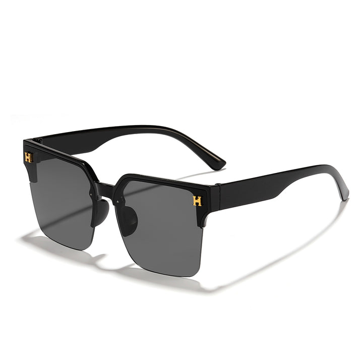 Women's modern square sunglasses with transparent frame Stornfield