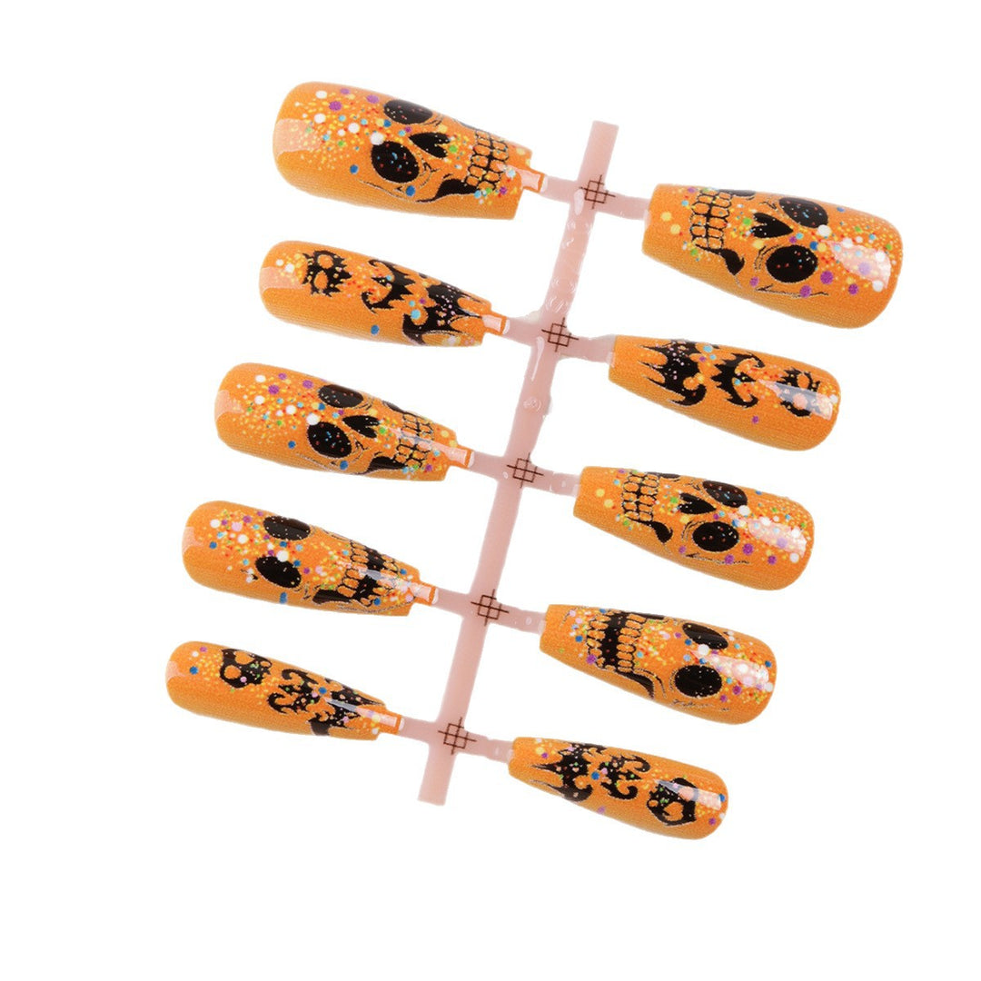 Halloween-Themed Glitter Nail Art Set Stornfield