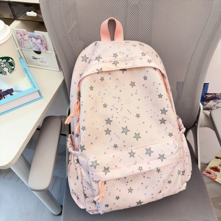 Star Print Casual Backpack Stornfield
