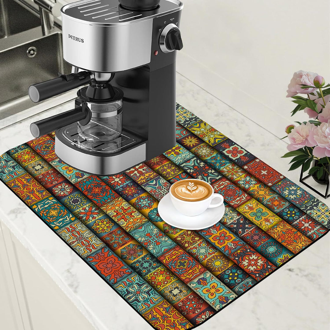 Flower Motiv Kitchen Placemat