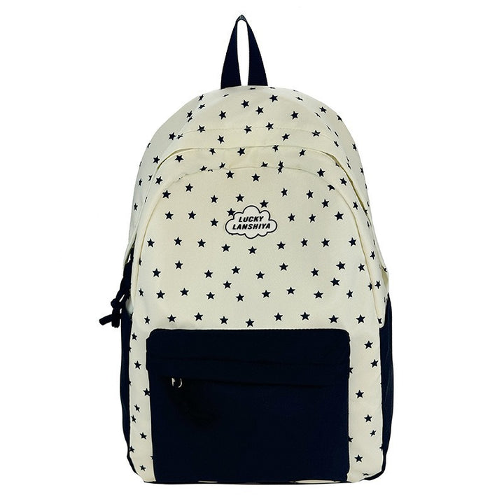 Star Patterned Casual Backpack Stornfield