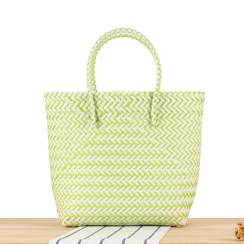 Braided Tote Bag with Sturdy Carry Handles Stornfield