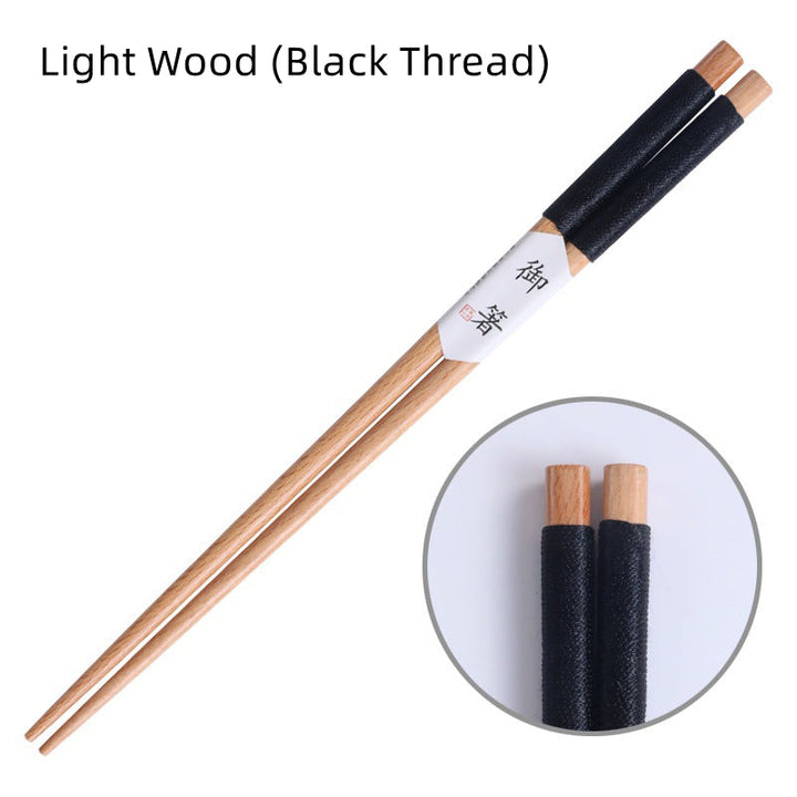 Japanese Handcrafted Wooden Chopsticks with Decorative Thread | Stornfield