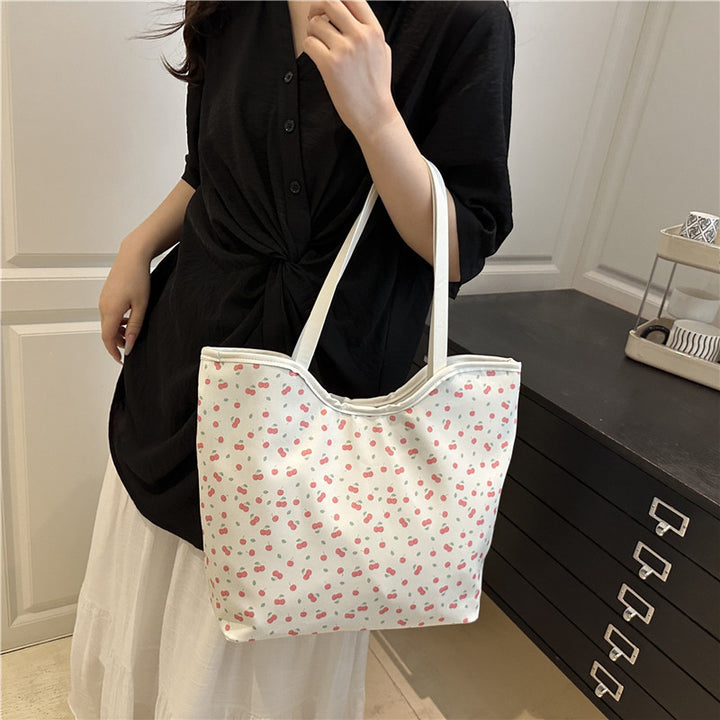 Floral Print Shopping Tote Bag Stornfield