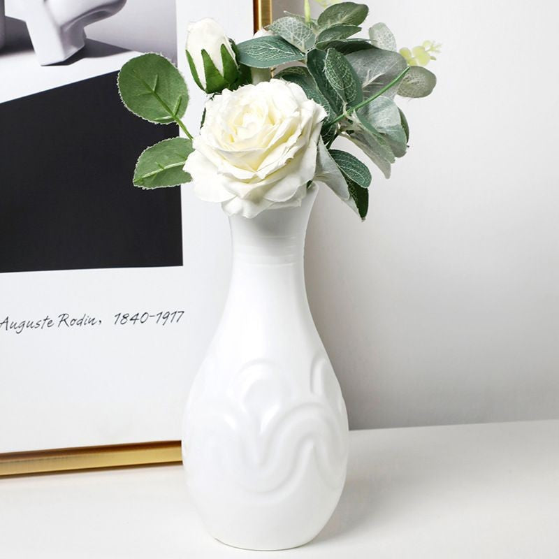 Textured Geometric Decorative Vase Stornfeild