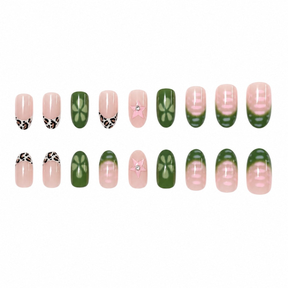 Artificial nails with modern geometric designs Stornfield