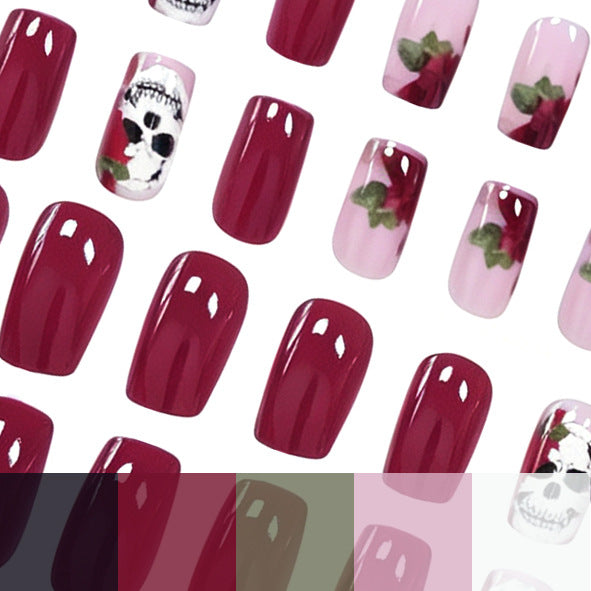 Artistic Skull Nail Art Design Stornfield