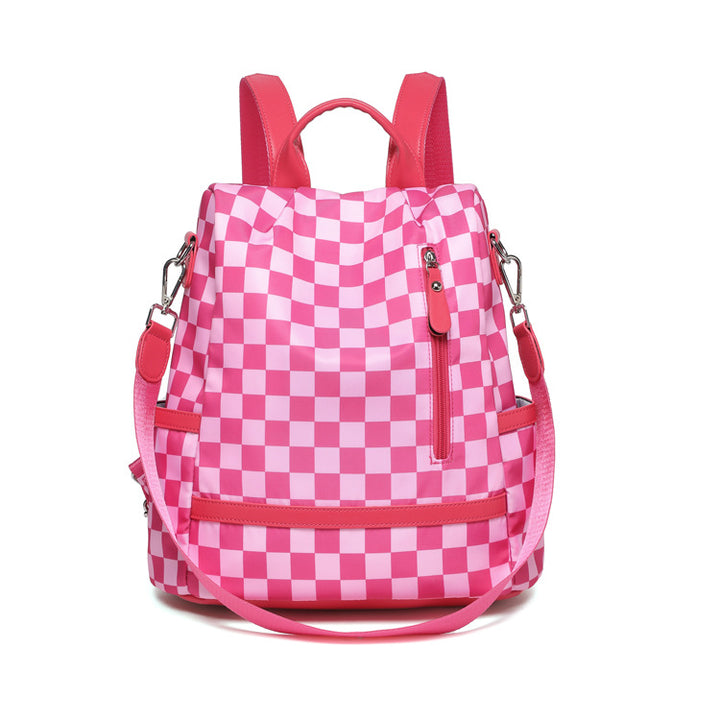 Stylish Checkered Backpack Stornfield