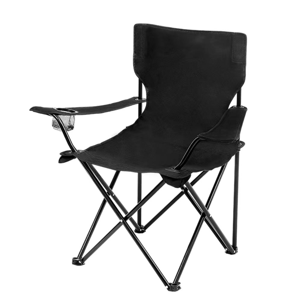 Ladies folding chair with extra comfort and cup holder Stornfield
