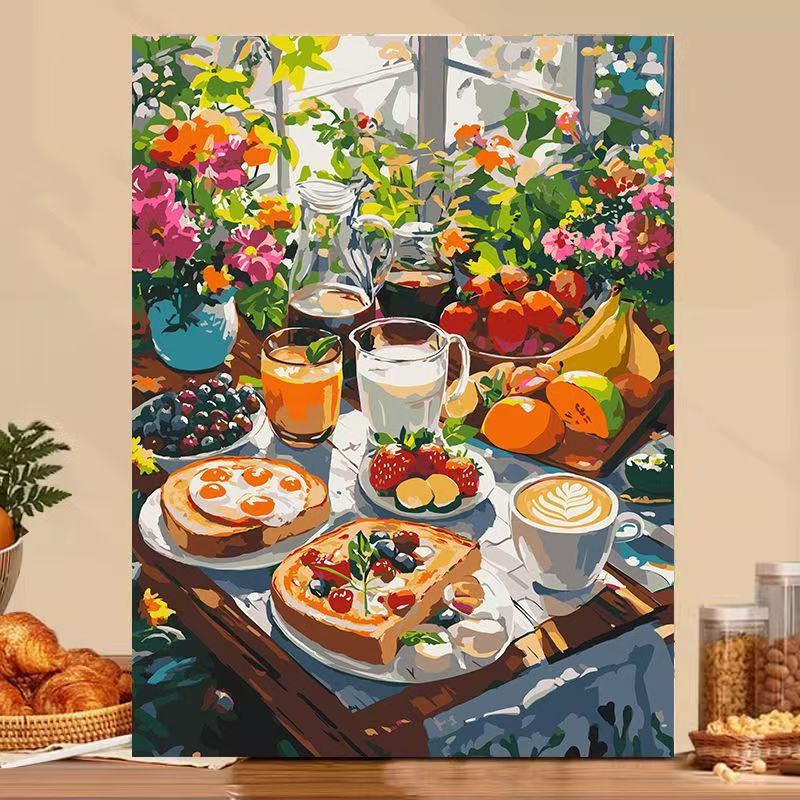 Dessert-Inspired Decorative Canvas Art Stornfield