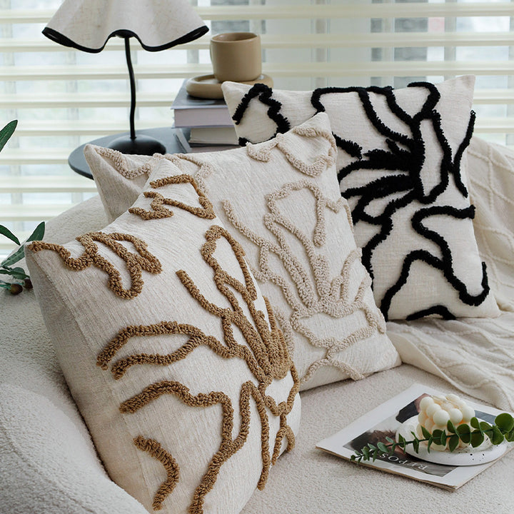 Decorative cushions with artistic pattern