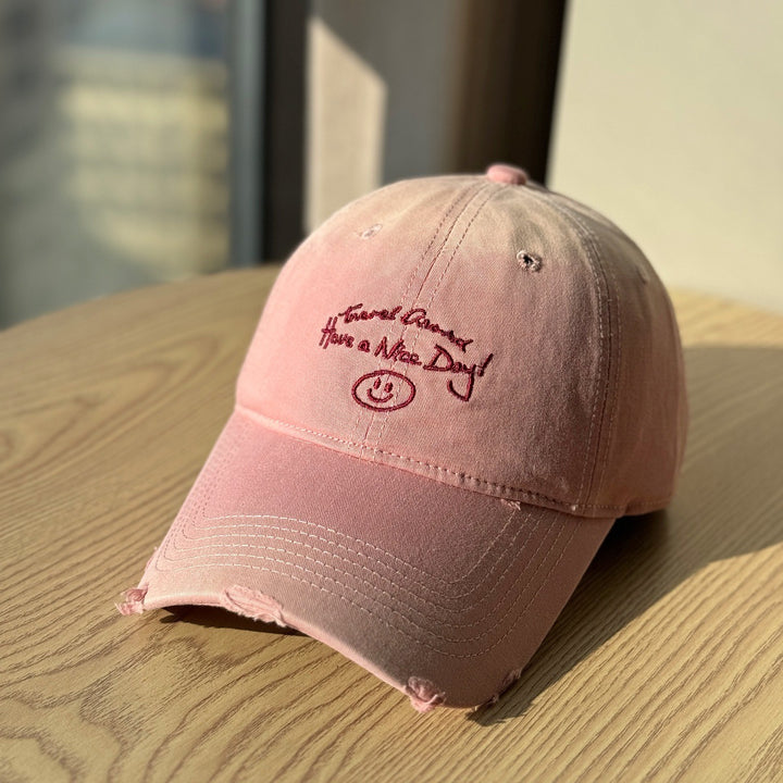 Women's Distressed Cotton Baseball Cap Stornfield 1784270914