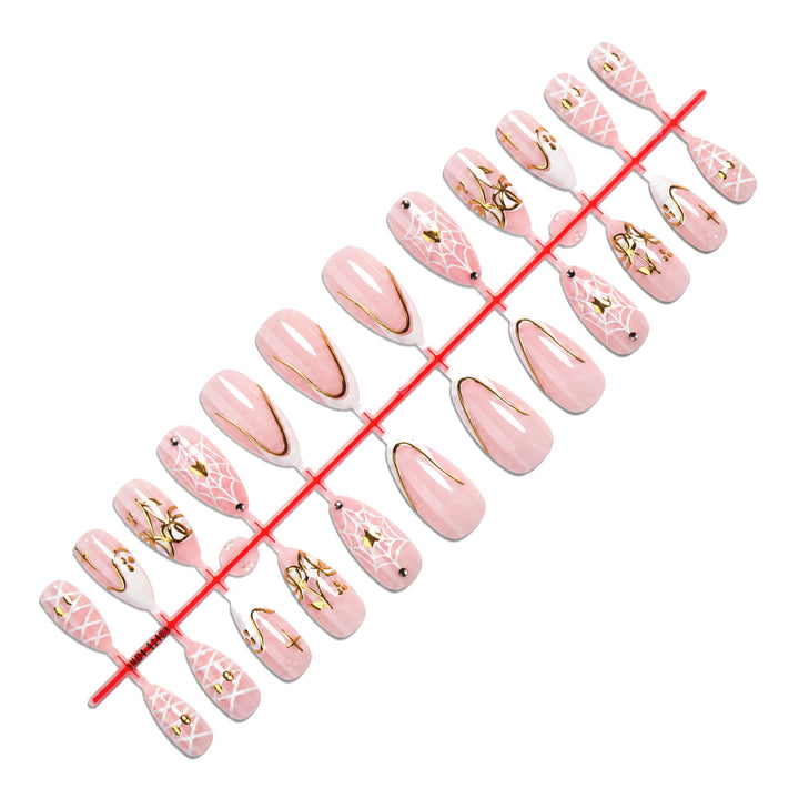 Artistic Halloween Themed Press-On Nail Set Stornfield