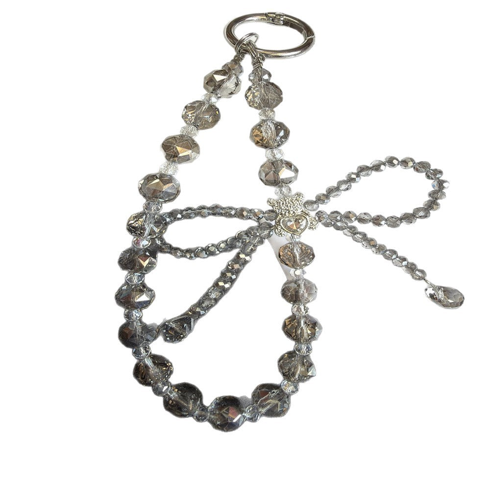 Elegant Crystal Beaded Charm Keychain Stornfield
