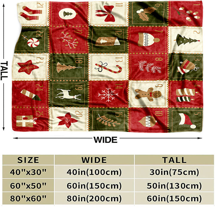 Festive Themed Throw Blanket