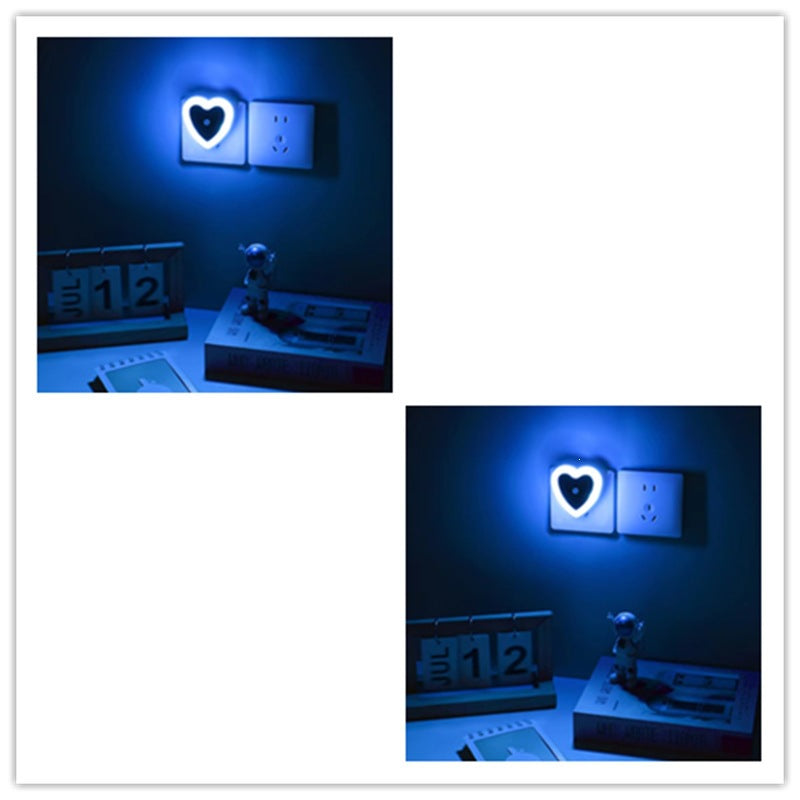 LED Heart-Shaped Night Light